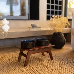 DONNAS PET BOUTIQUE - Alzador de comida para perros Scanno - S