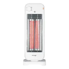 PALSON - Estufa Electrica Fibra De Carbono 900w Blanca