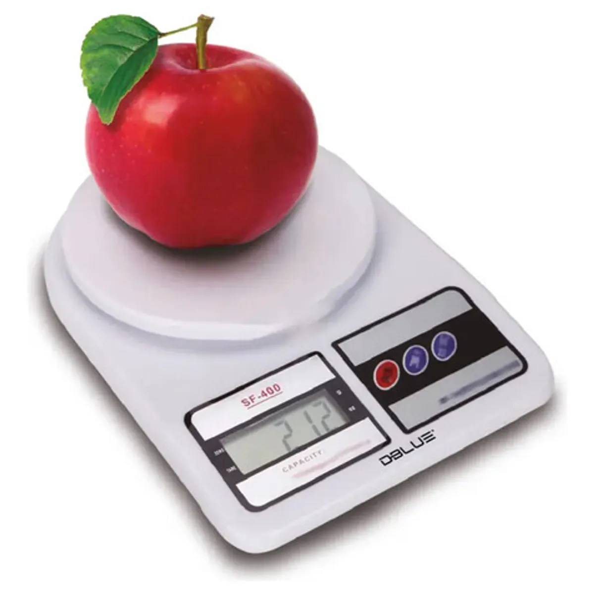 DBLUE - Pesa Digital Para Cocina Hasta 7kg Dblue Dbpdws33w Blanco