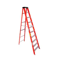 CUPRUM - Escalera Fibra de Vidrio 10P con Tapa Pro Top