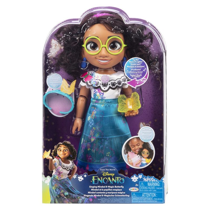 DISNEY - Muñeca Mirabel Cantante Y Mariposa Mágica. Disney