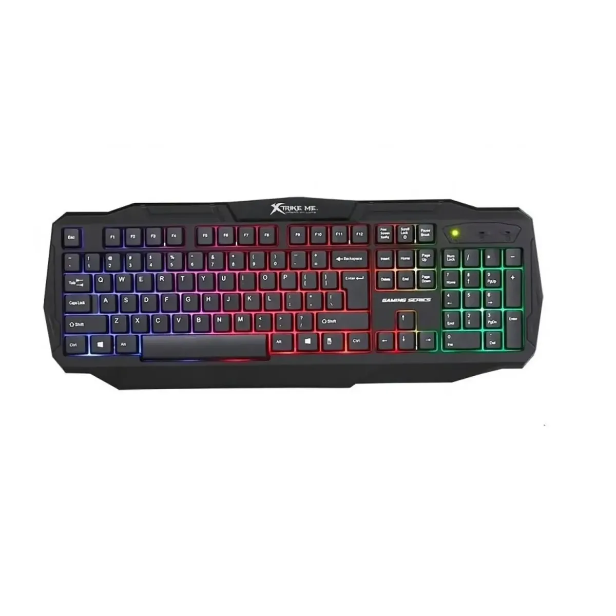 XTRIKE ME - Teclado Audifonos Mouse Pad Xtrike Me Kit Gamer 4 En 1
