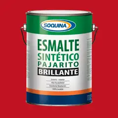 SOQUINA - Esmalte sintetico 1gl pajarito rojo mandarin
