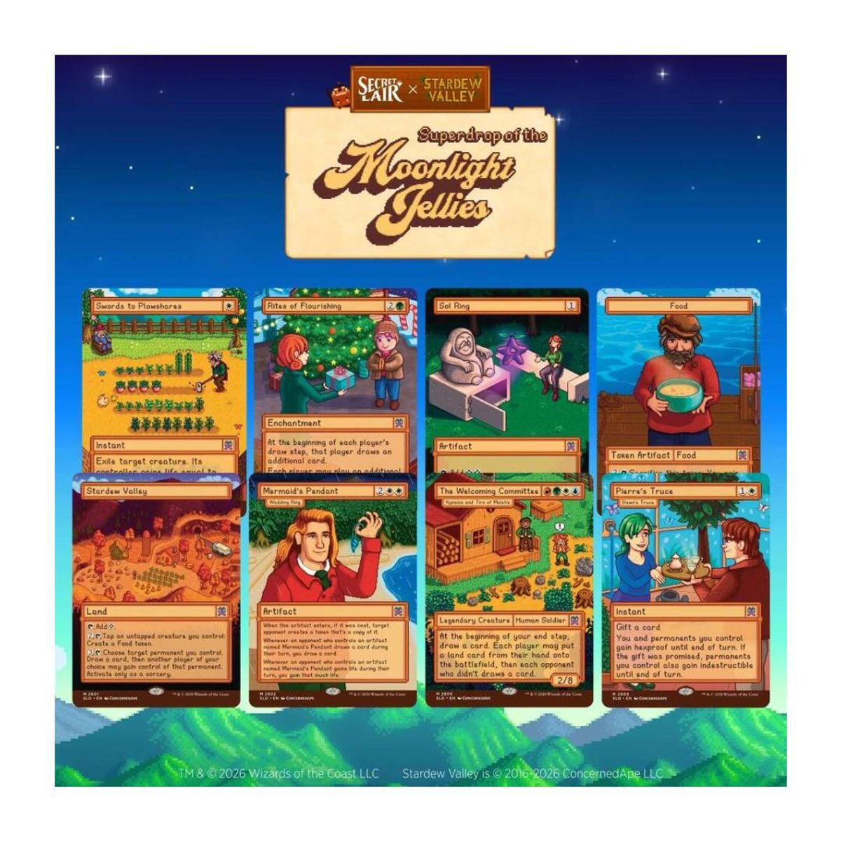 WIZARDS OF THE COAST - MTG Secret Lair x Stardew Valley Welcome to Stardew No Foil