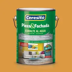 CERESITA - Esmalte al agua pieza y fachada 1gl ocre