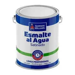 SHERWIN WILLIAMS - Esmalte al agua satinado 1gl base x