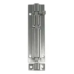GENERICO - Cerrojo Picaporte Seguridad Acero Inox 6 /15cm Carlo 6000455 Gris