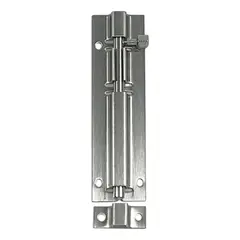 GENERICO - Cerrojo Picaporte Seguridad Acero Inox. 2/5cm Carlo 6000452 Gris