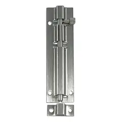 GENERICO - Cerrojo Picaporte Seguridad Acero Inox 8 /20cm Carlo 6000456 Gris