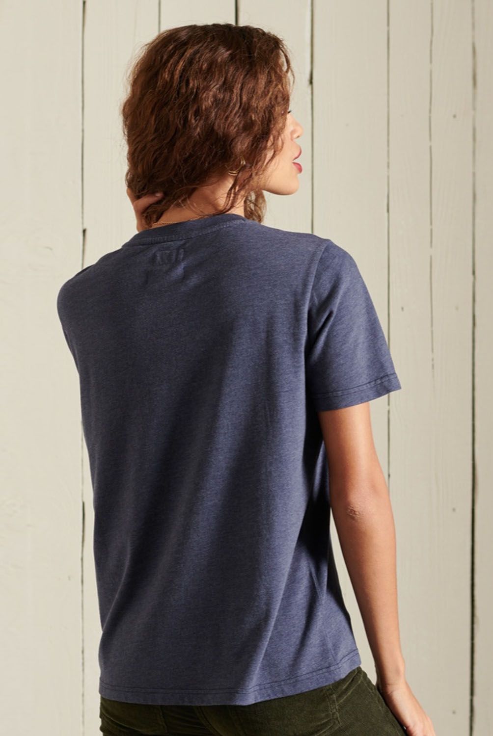 SUPERDRY - Superdry Polera Manga Corta Heritage Mountain Mujer