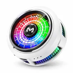 MEMO - Cooler Gamer Celular CX20 Magnético Semiconductor 10W RGB USB-C 5500RPM Clip