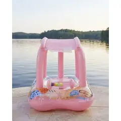 GENERICO - Flotador Inflable con Parasol para Bebé Estilo Protección en la Piscina01
