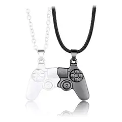 GENERICO - Collar Cadena Para Parejas, Novios Control Gamer Magnético LABG