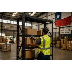 GENERICO - Rack Metalico Estanteria de Bodega 200x150x50 cm Negro 4 Niveles Carga Pesada