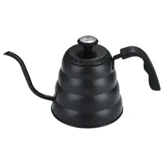 GENERICO - Tetera Cuello De Cisne Con Termómetro Cafetera Acero Inox LABG