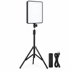 JEC - Kit Iluminación Panel LED RL-19 con Trípode IRM 2m