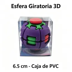 GENERICO - Esfera Giratoria 3D Antiestres Puzzle Fidget 6.5cm