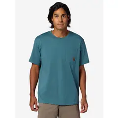 MARMOT - Polera Hombre Marty Pocket Celeste