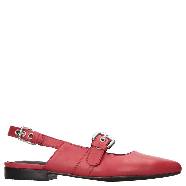 Ballerina Casual Mujer Rojo