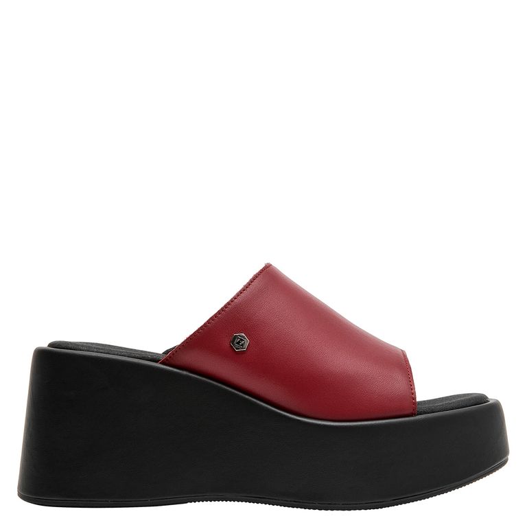 Sandalia Casual Mujer Rojo