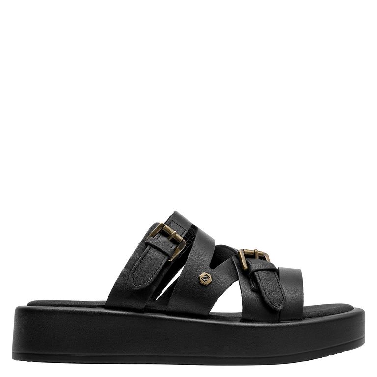 Sandalia Casual Mujer Negro