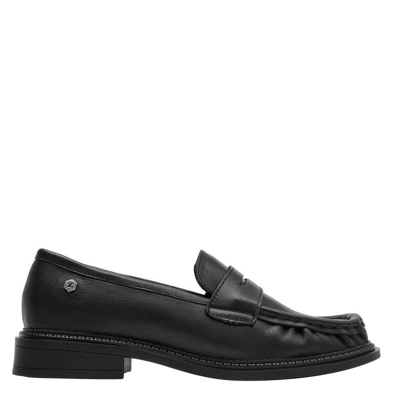 Mocasín Casual Mujer Negro