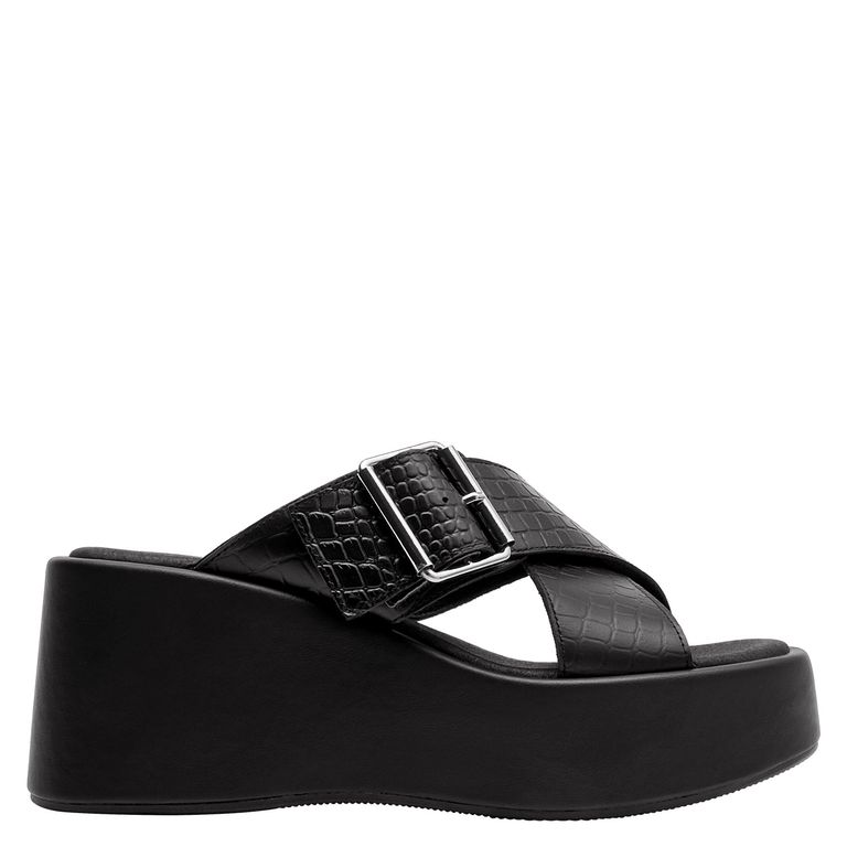 Sandalia Casual Mujer Negro