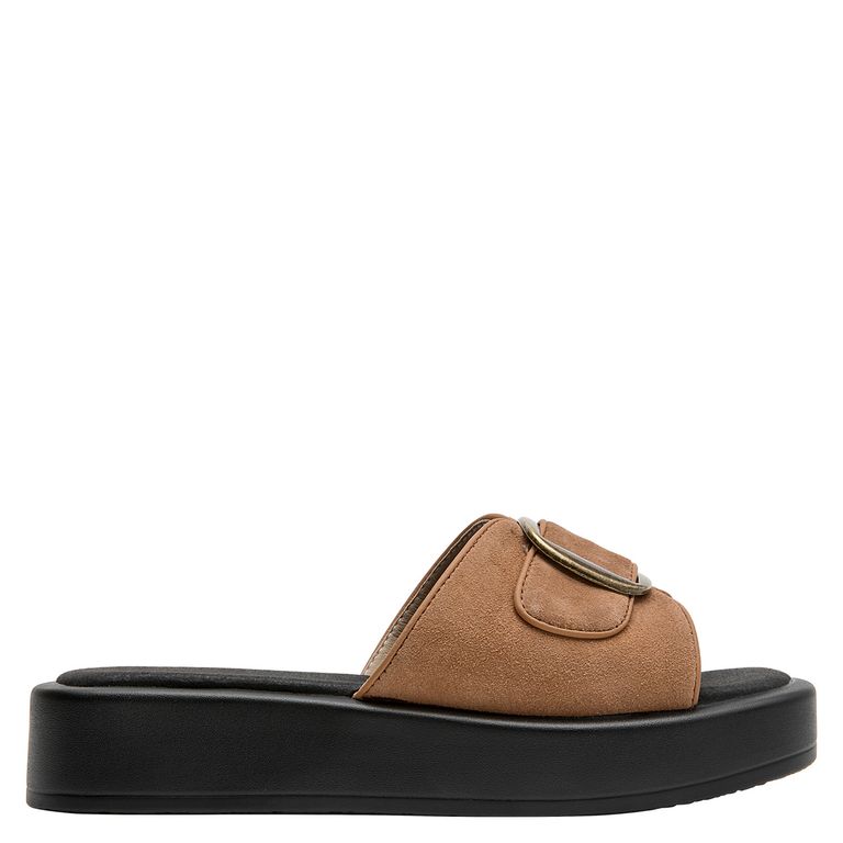 Sandalia Casual Mujer Marrón claro