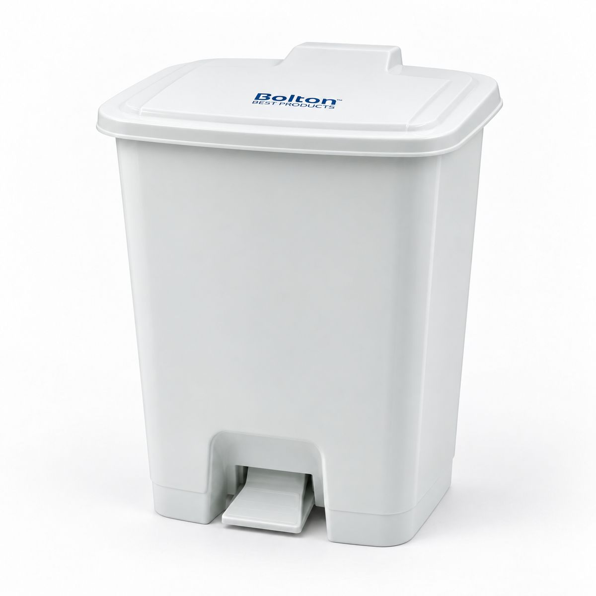 BOLTON - Cubo pedal Bolton 30 litros color blanco
