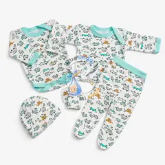 GENERAL - Ajuar 5 Piezas con Diseño Talla 0/3 Meses