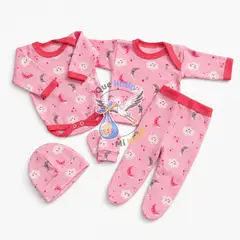 GENERAL - Ajuar 5 Piezas con Diseño Talla 0/3 Meses