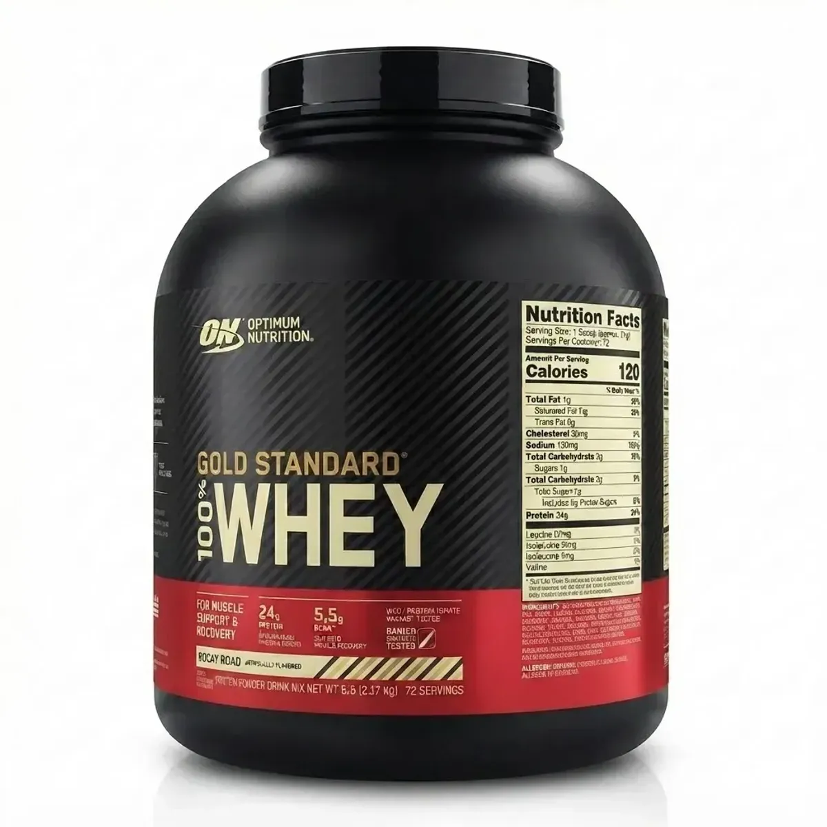 GEEKEE - Whey Proteina 5lb Gold Standard Optimum Nutrition Rocky Roaddddd
