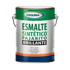 SOQUINA - Esmalte sintetico 1gl pajarito blanco