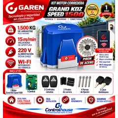 GENERICO - Motor Porton Corredera GAREN 1500K Speed WIFI 15mxm