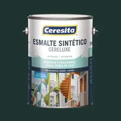 CERESITA - Esmalte sintetico 1gl cereluxe verde reja