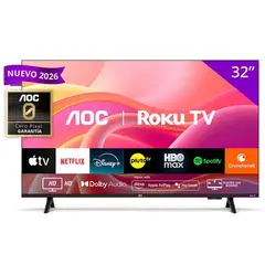 AOC - Smart TV 32S5155 32" HD Roku TV