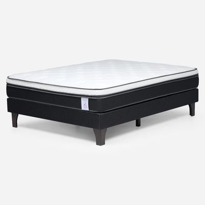 Imagen 2 del producto Cama Europea New Style 6 2 Plazas + Respaldo + 2 Veladores