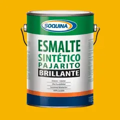 SOQUINA - Esmalte sintetico 1gl pajarito amarillo rey