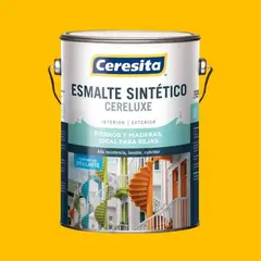 CERESITA - Esmalte sintetico 1gl cereluxe ultra amarillo rey