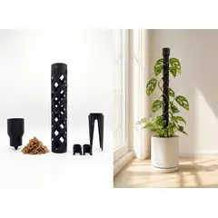 ZARKA LAB - Kit Tutor De Musgo Modular 42 cm Musgo Sphagnum + Sistema autoregante Soporte Para Plantas