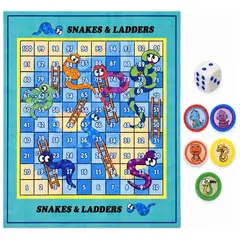 GENERICO - Juego De Mesa Serpientes Y Escaleras Magnético
