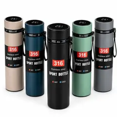 GENERICO - Termo Digital Clicka 800 ml Acero Inoxidable 316