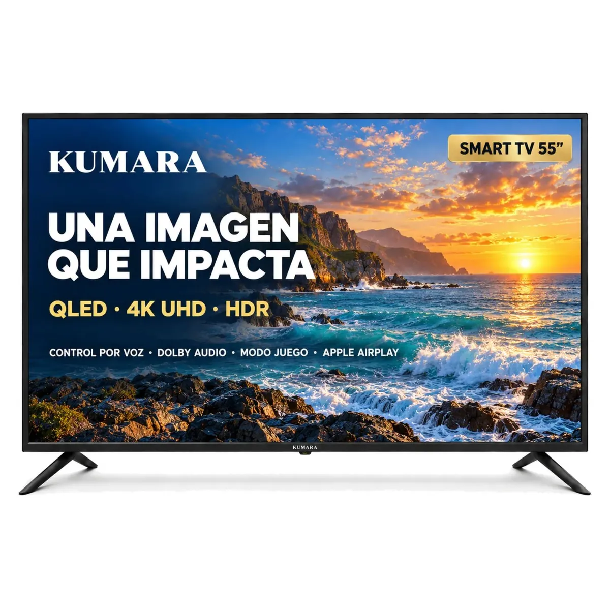 KUMARA - Smart TV KUMARA 55" QLED 4K UHD HDR VIDAA KQ55V25
