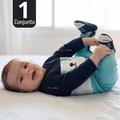 TEDMIMAK - Enterito 100% Algodón Bebé Niño sweet little bear