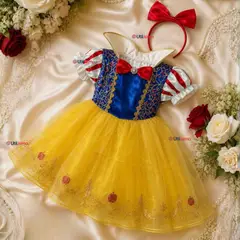 UTILISIMO - Disfraz Princesa Blancanieves Con Cintillo Niña