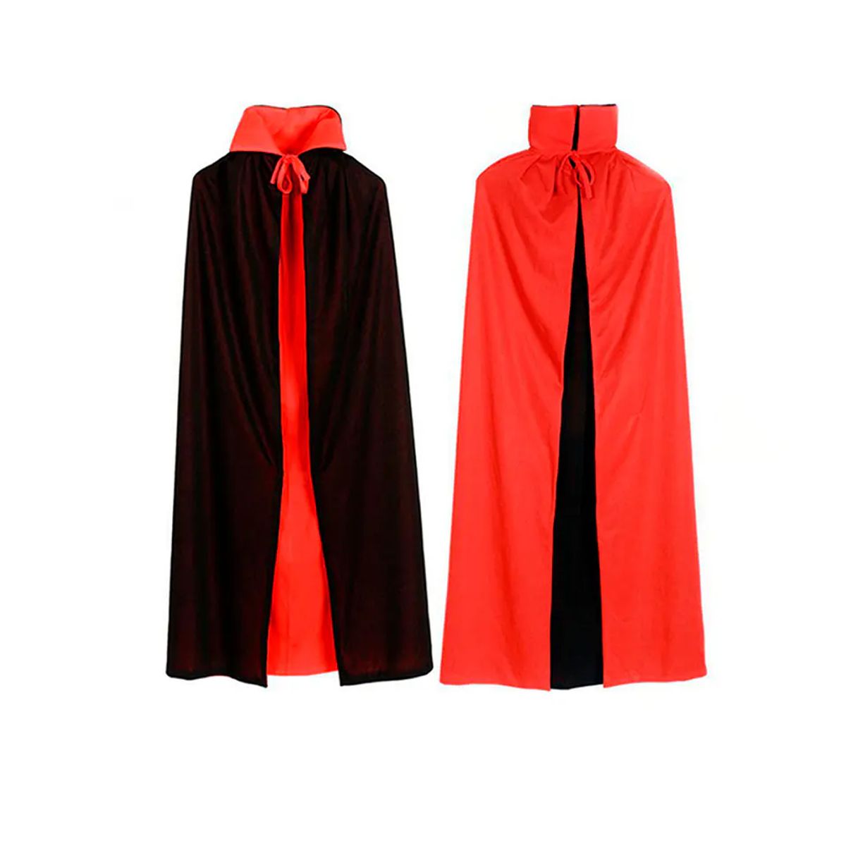 GENERICO - Capa de Halloween roja y negra 120cm 42465