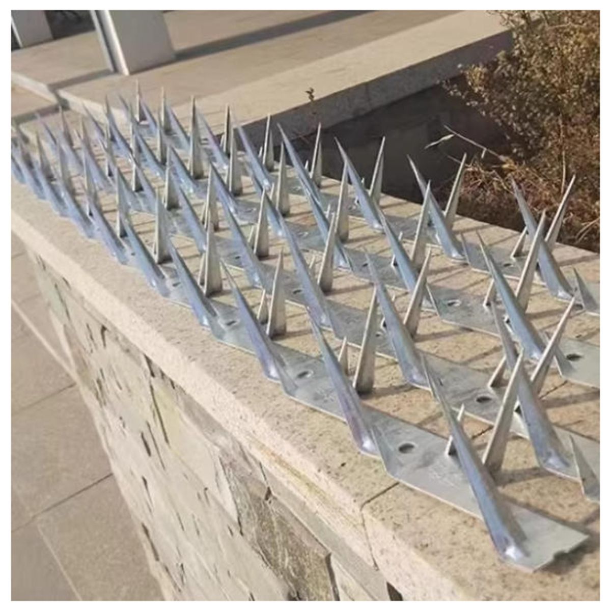 ATURE - Lote De 10 Púas Antiescalada Galvanizadas De 1m Para Muros
