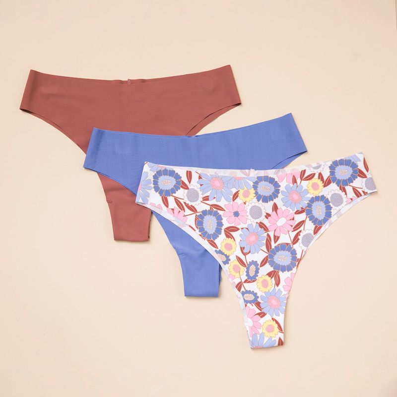 COTTON ON - Pack 3 Brasileños - The Invisible High Cut Mujer Cotton On