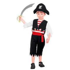 GENERICO - Disfraz de Pirata para Niño Talla Aleatoria 4pcs 44353