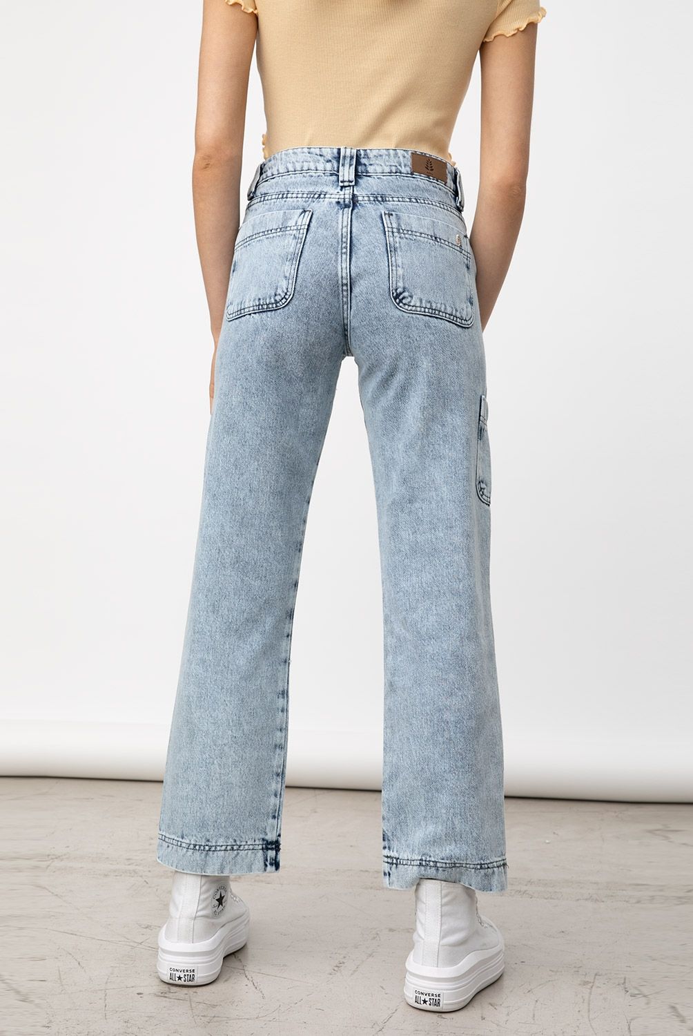 RUPHA - Rupha Jeans Straight Tiro Medio Mujer